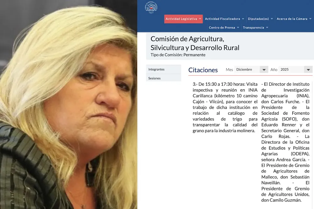 Gloria Naveillan es desmentida agenda del Congreso