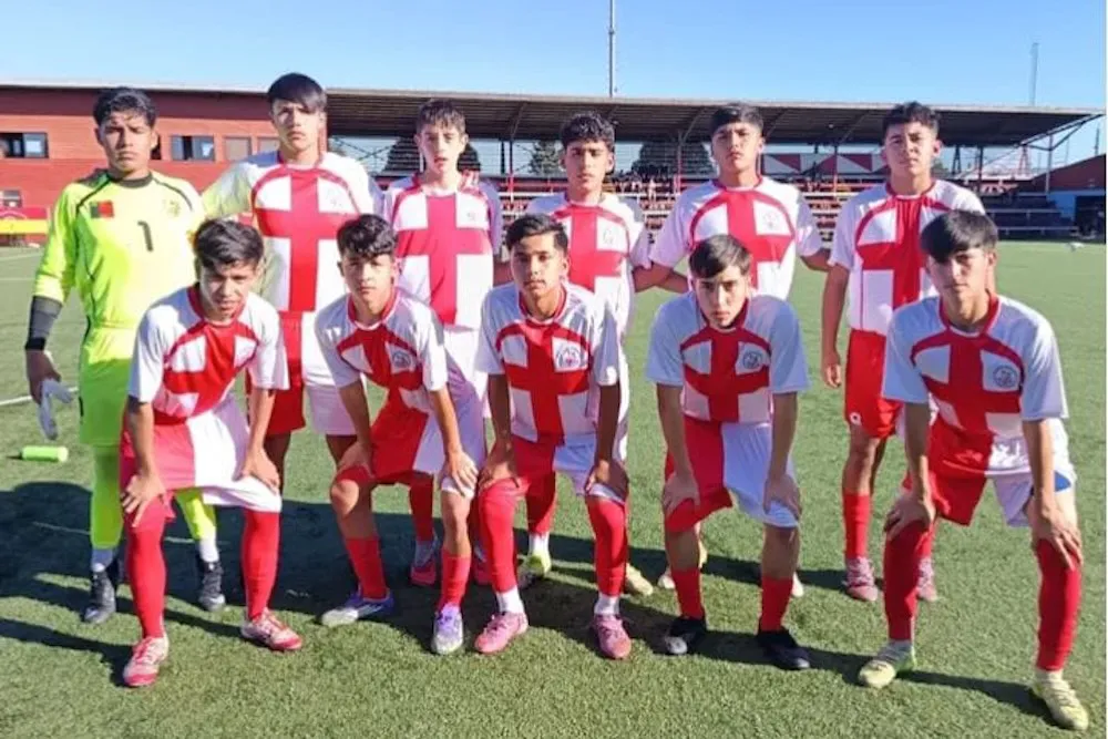 Equipo Colegio Britanico de Temuco en el Mundialito de Valdivia