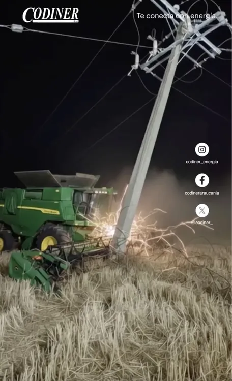 Video Codiner culpando agricultores por cortes de energia