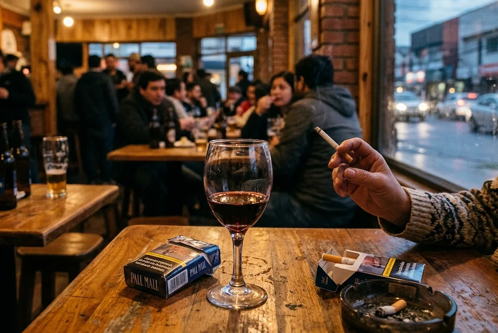 consumo alcohol y tabaco